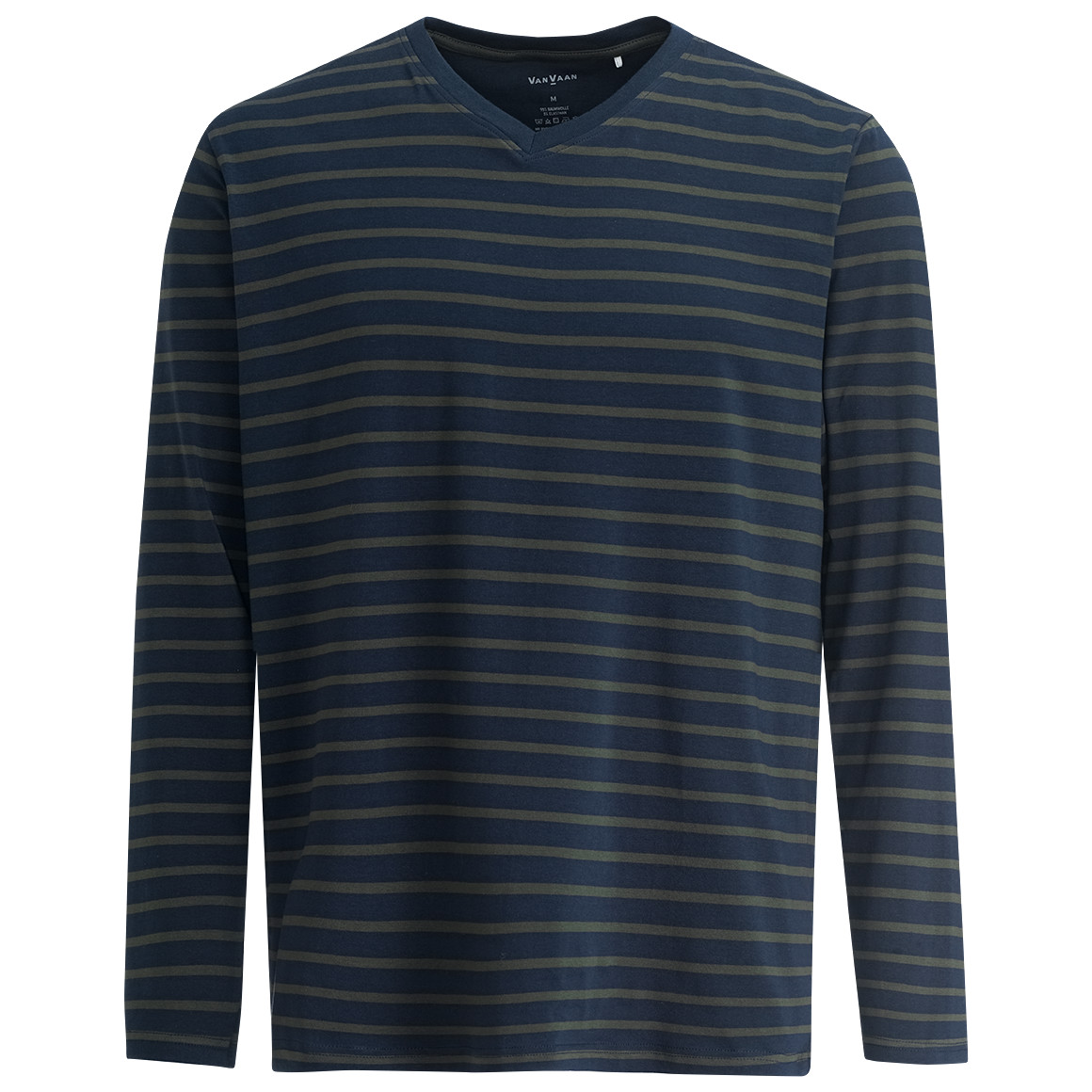 Herren Schlafshirt mit V-Ausschnitt