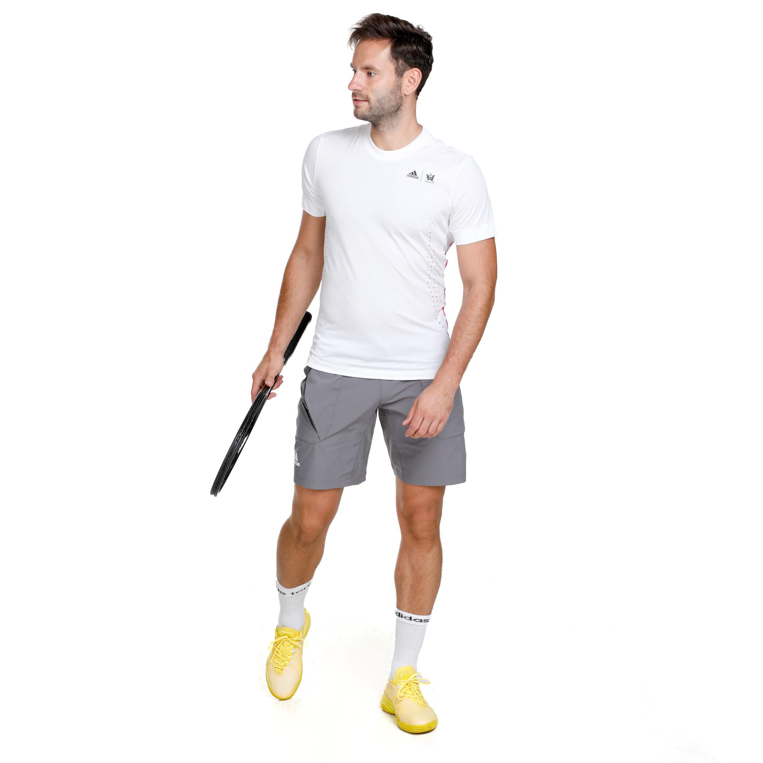 New York Printed T-Shirt Herren - Weiß