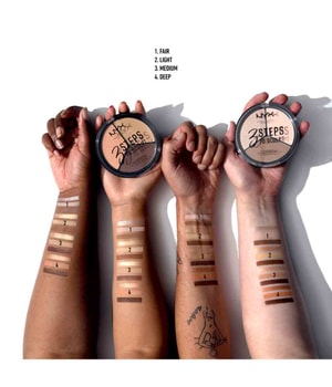 NYX Professional Makeup 3 Steps to Sculpt Make-up Palette-15 g