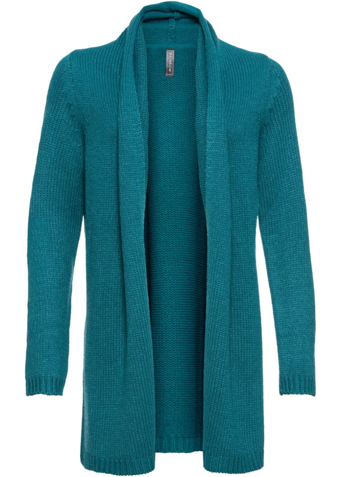 Longstrickjacke