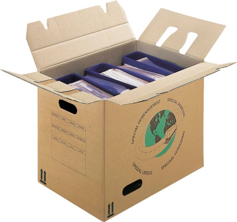 RAJA Umzugskarton 2-wellig Pappe 340 (B) x 480 (T) x 440 (H) mm Braun 20 Stück