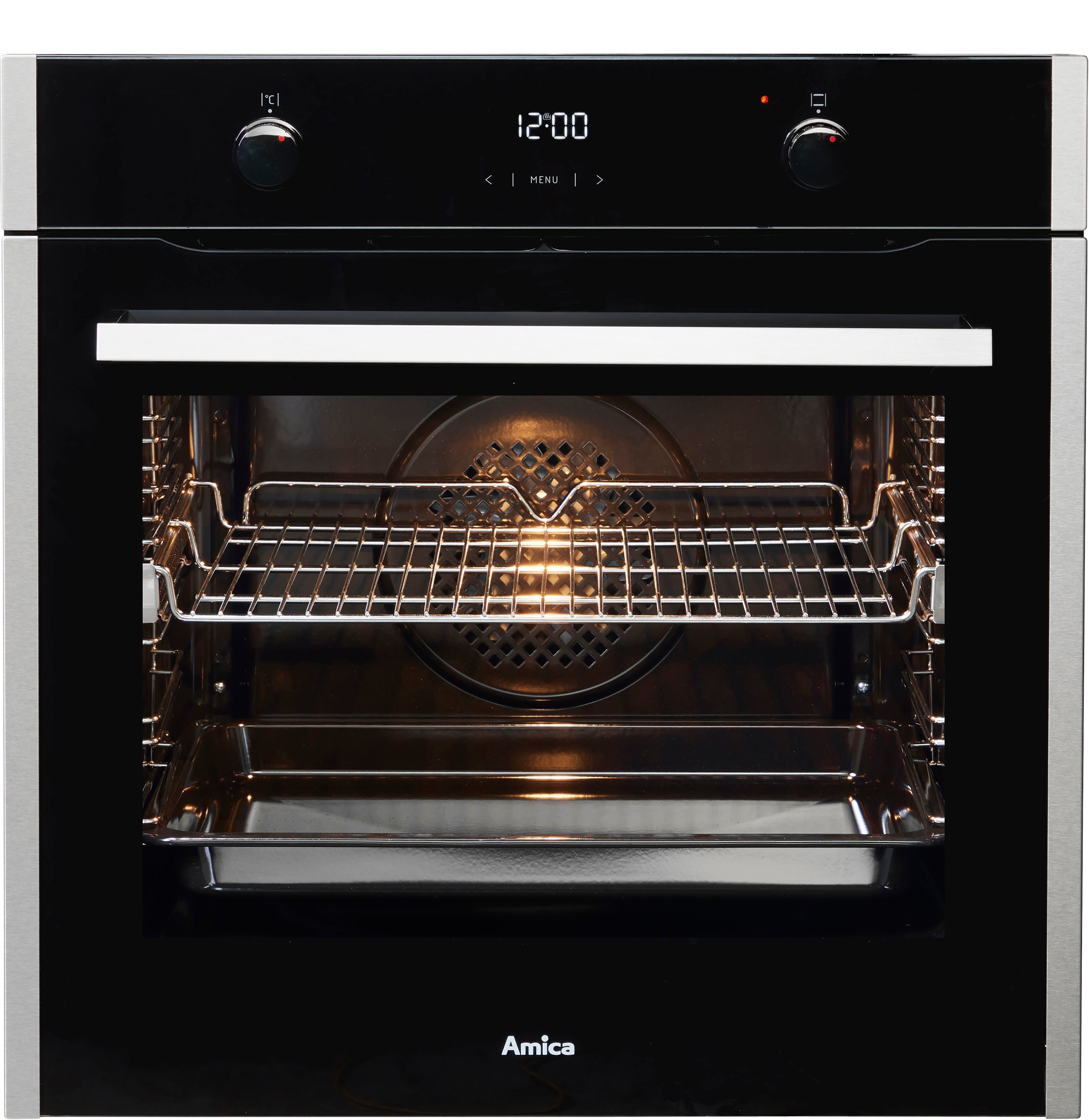 Amica Einbaubackofen EBX 944 710 E, mit 1-fach-Teleskopauszug, Steam Clean