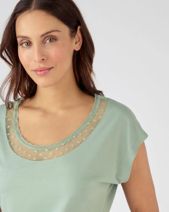 T-shirt Thermol'love tulle plumetis