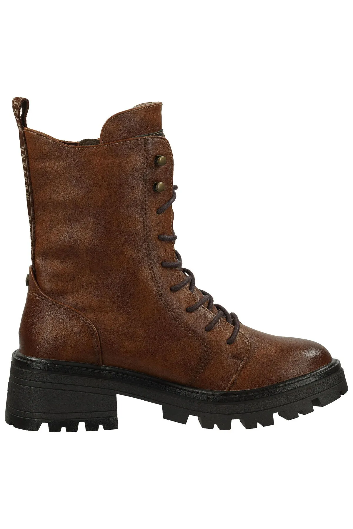 Mustang  Stiefelette - Braun - Blockabsatz