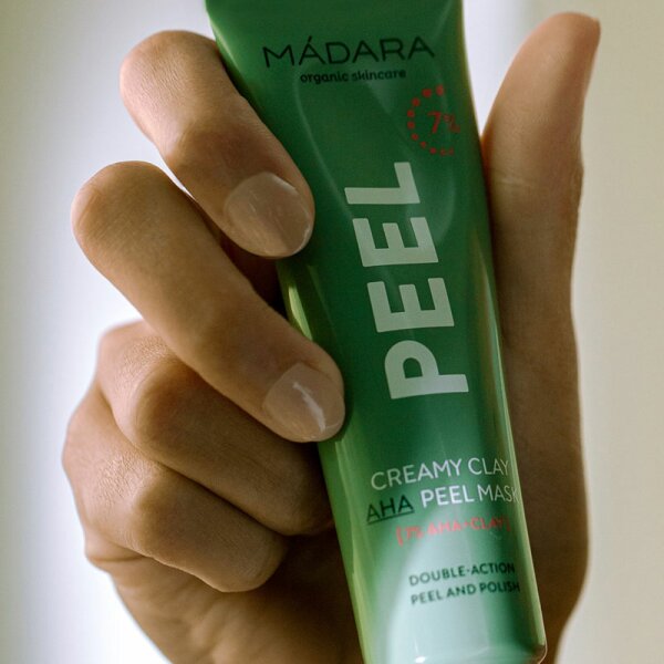 MÁDARA Peel Creamy Clay AHA Peeling Mask Gesichtsmaske