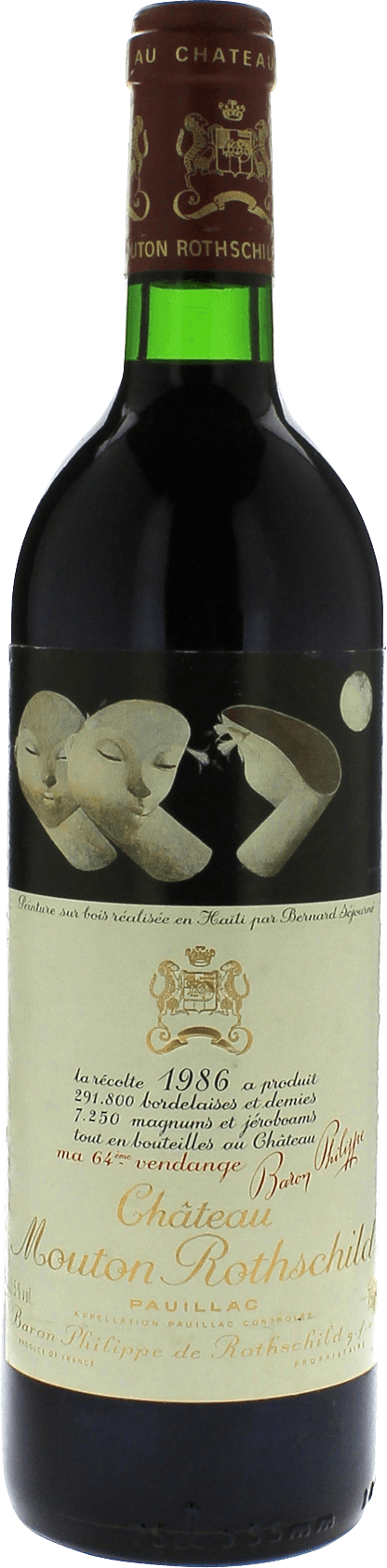 Mouton rothschild 1986