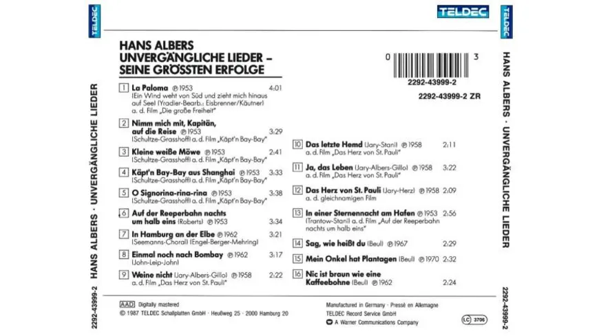Unvergängliche Lieder