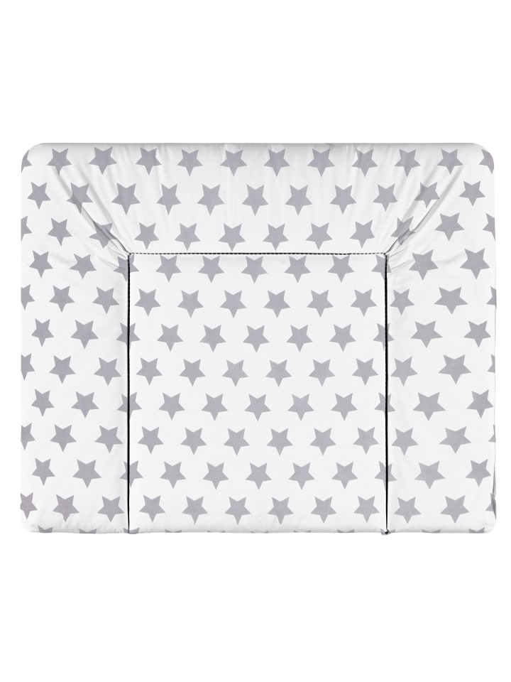Kinderhaus Blaubär ALVI Wickelauflage Folie Wiko Kuschel 75x85 cm TOP in Stars Grau günstig kaufen onesize