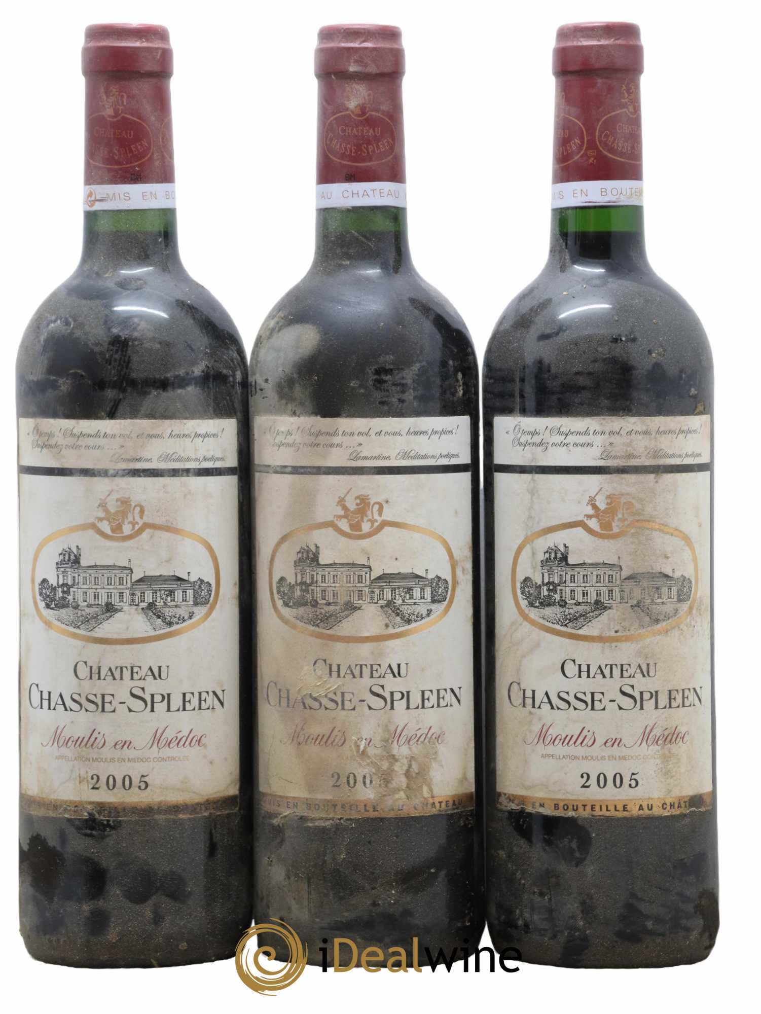 Château Chasse Spleen  2005 - Lot de 6 Bouteilles