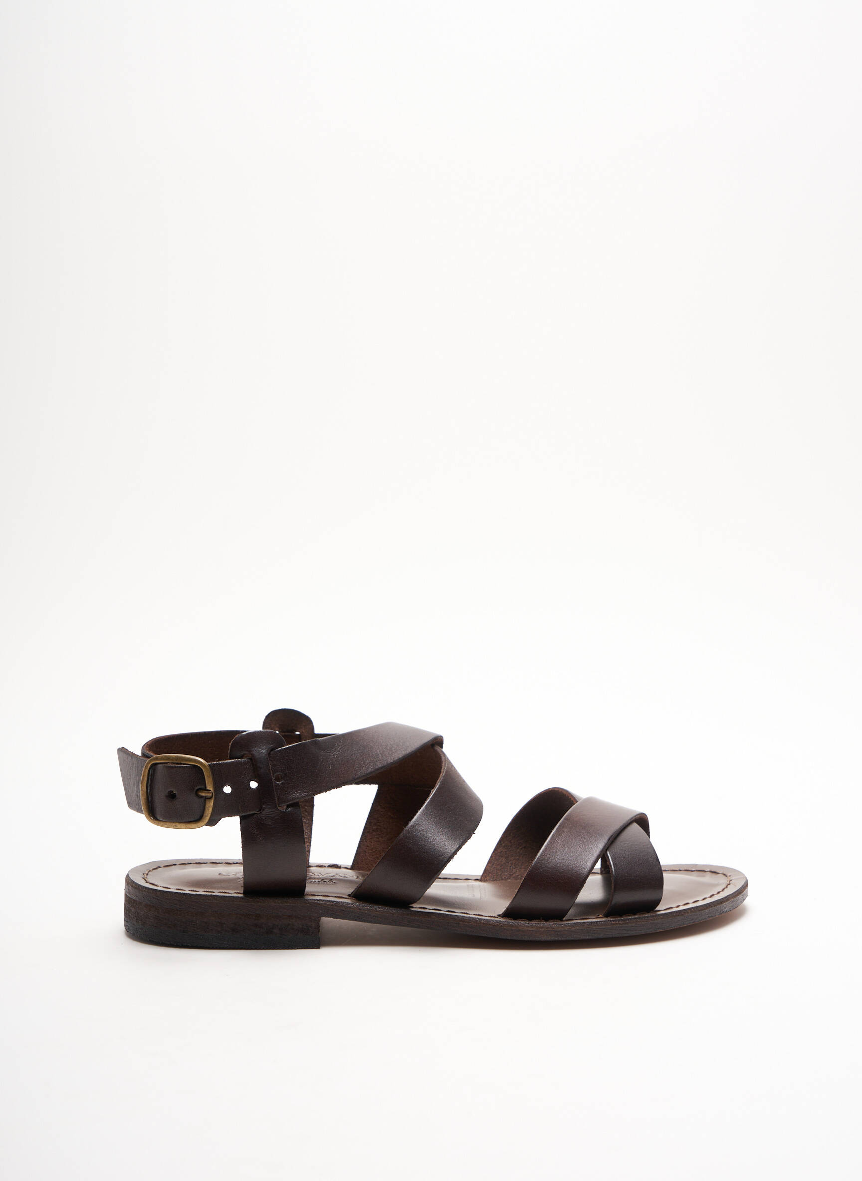 Antichi Romani Sandales Nu Pieds Femme couleur marron