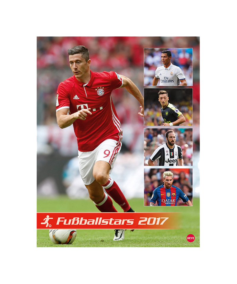 Fußball Superstars Posterkalender 2017