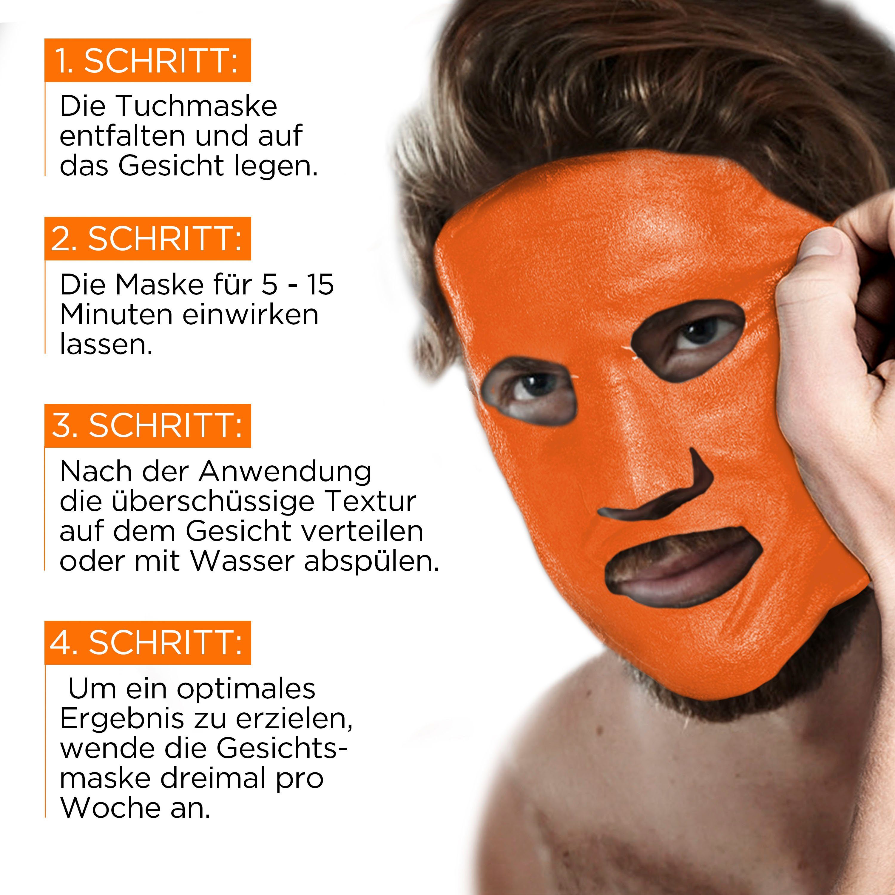 L'ORÉAL PARIS MEN EXPERT Gesichtsmasken-Set Pure Charcoal und Hydra Energy Set, 4-tlg.