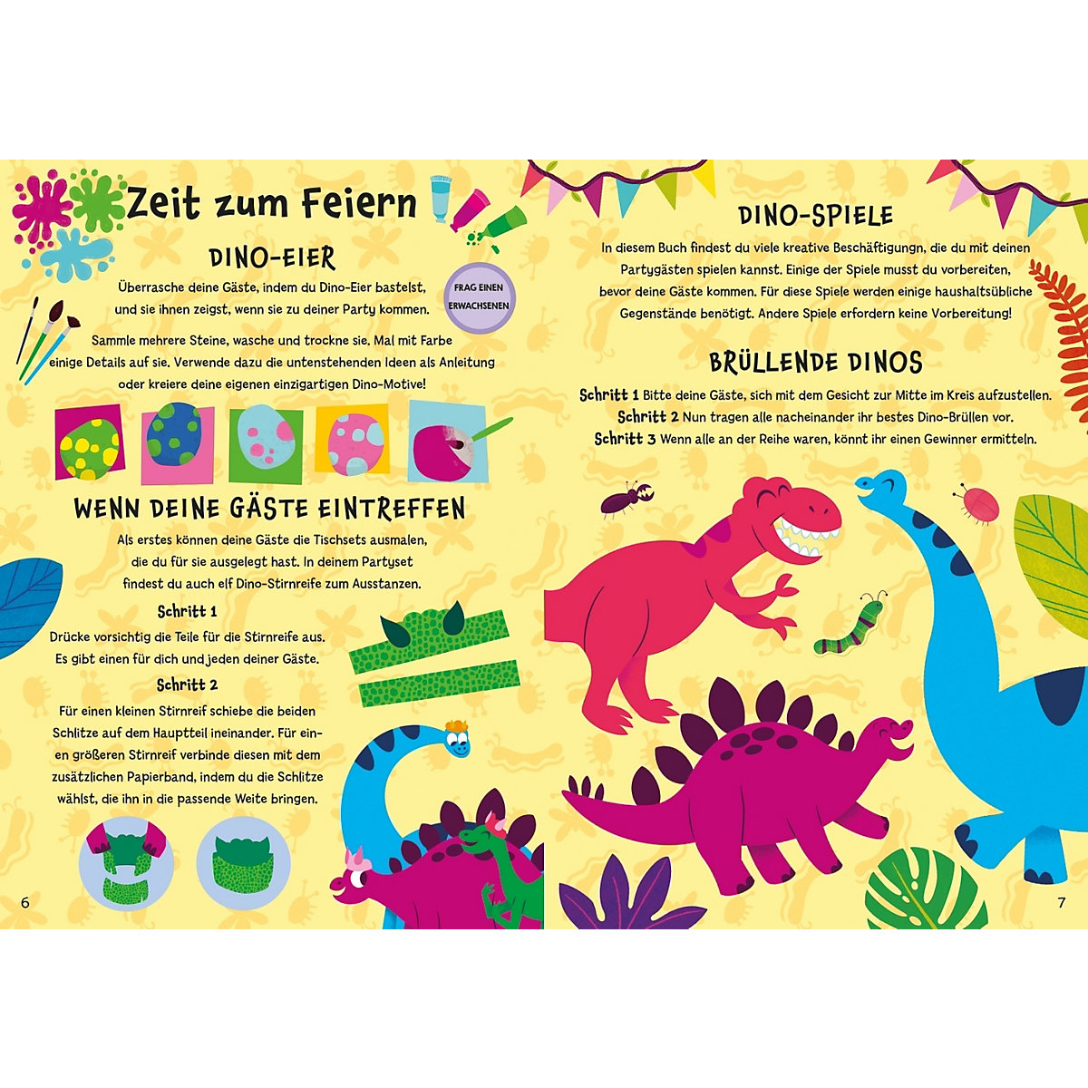 Feiere deine eigene Dino-Party, 66-tlg.