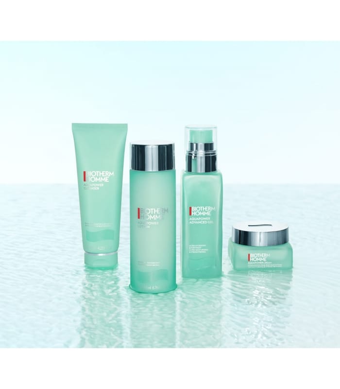 BIOTHERM-AQUAPOWER NETTOYANT VISAGE-Gel frais nettoyant visage pour homme