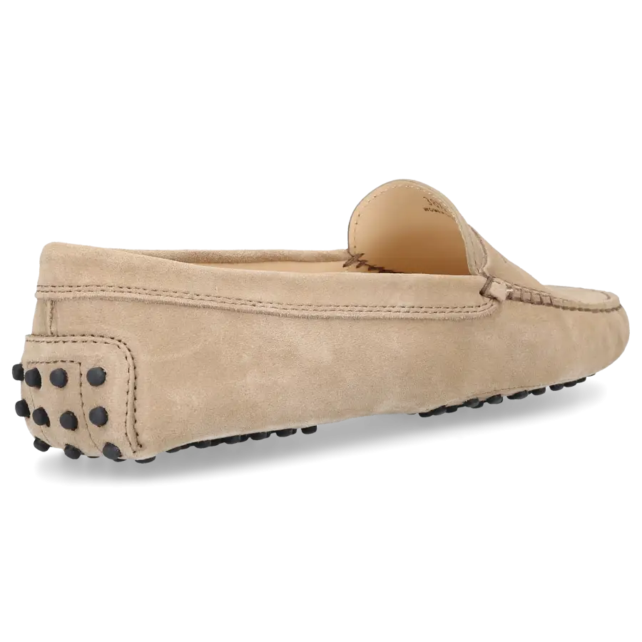 Tod's - Mokassins GOMMINI Veloursleder - beige