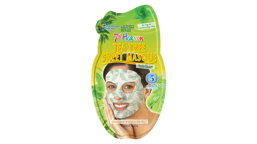 Montagne Jeunesse Tuchmaske Minze & Teebaumöl