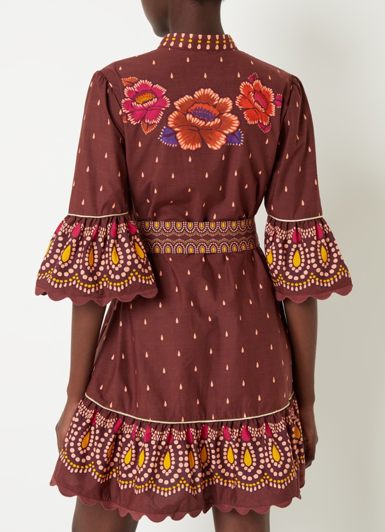 Robe-blouse Farm Rio Mini à imprimé floral et ceinture