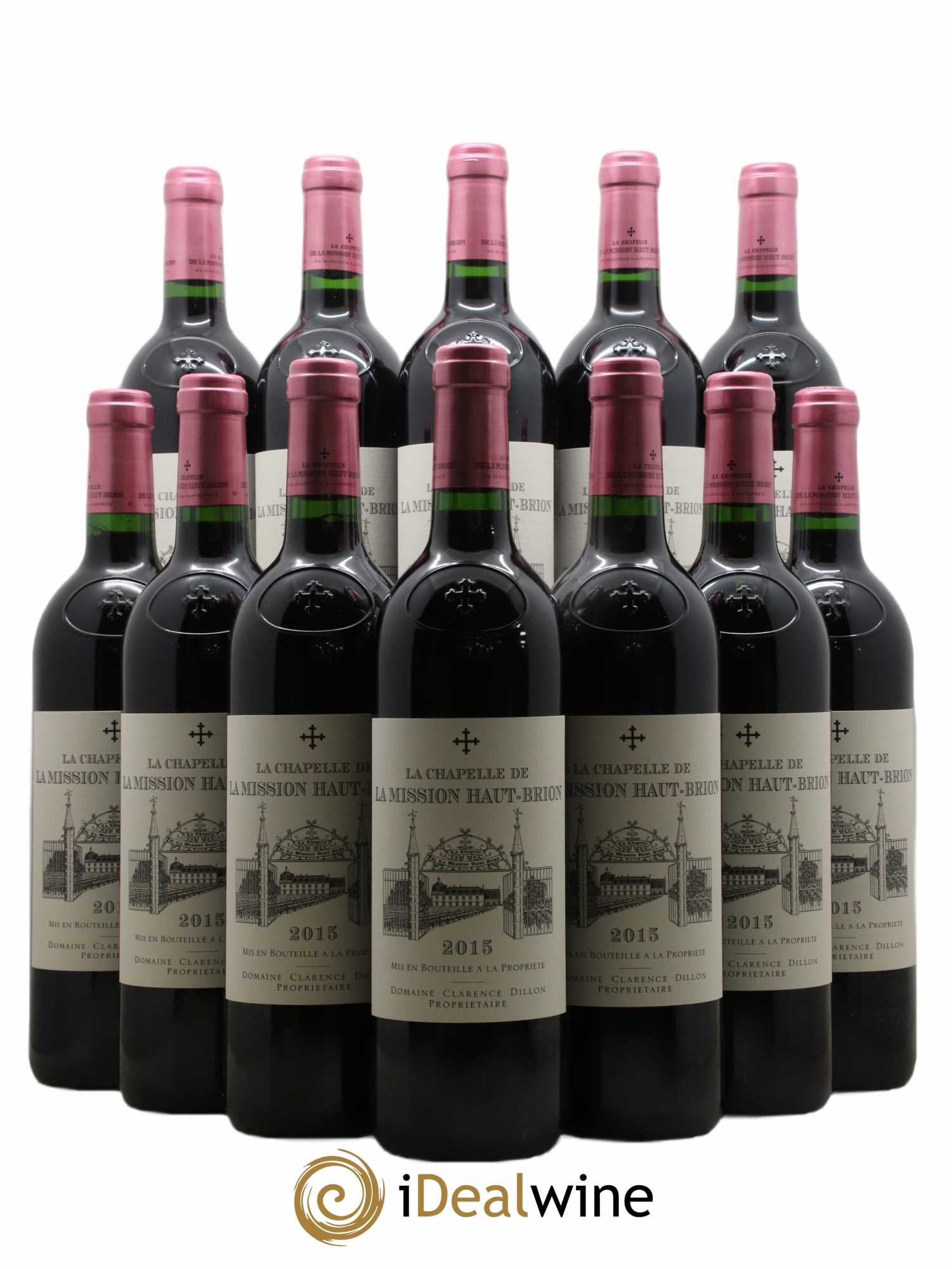 La Chapelle de La Mission Haut-Brion Second Vin  2015 - Lot de 12 Bouteilles