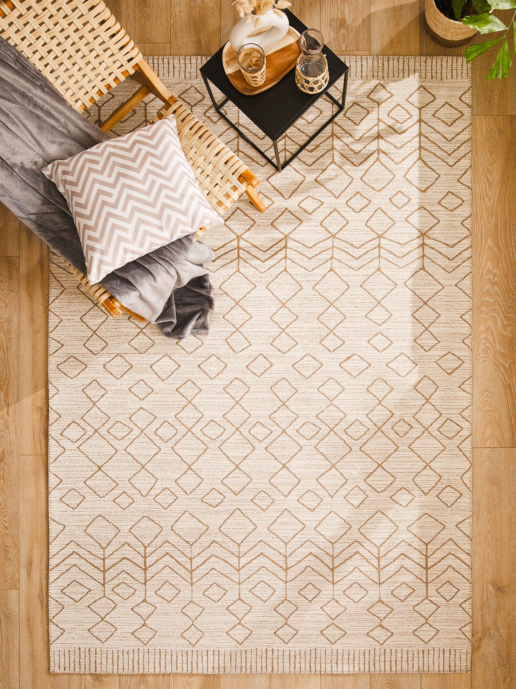 Oshawa Moderner Teppich, Ivory