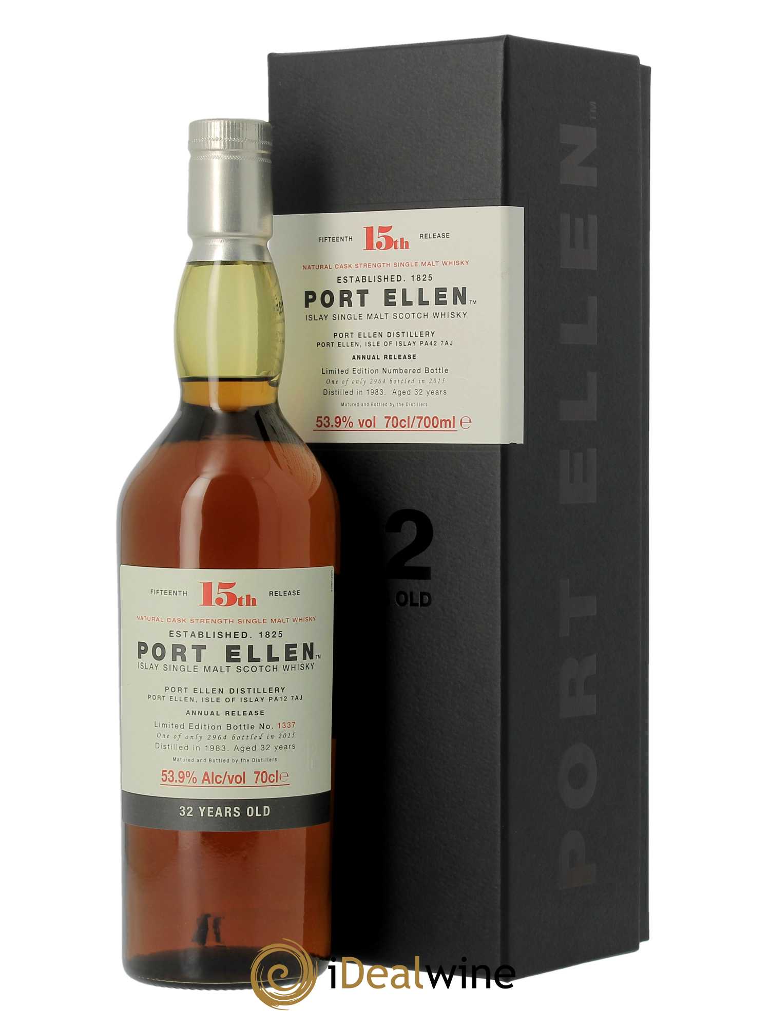 Whisky Port Ellen Bottled in 2015  1983 - Lot de 1 Bouteille