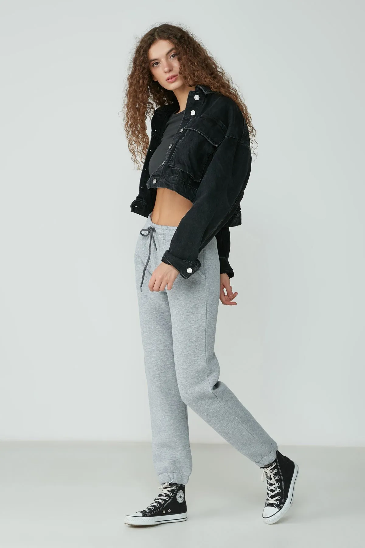 C&City  Basic Jogger-Jogginghose 902 Grau