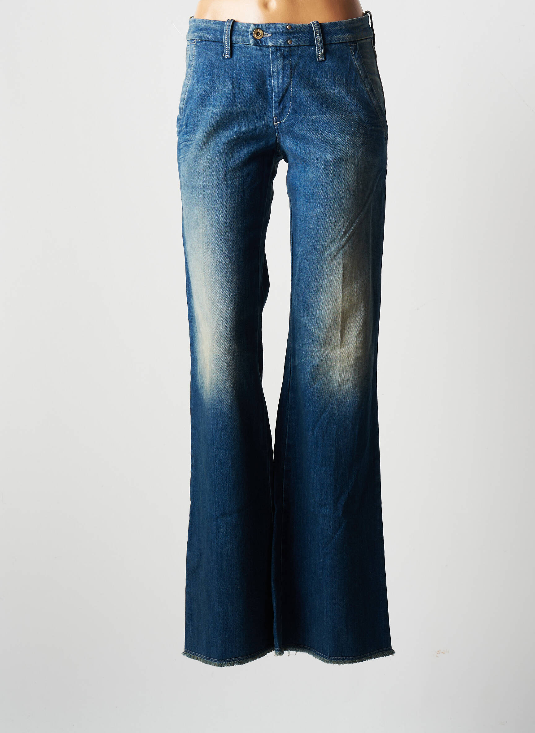 Diesel Jean Flare Femme couleur bleu