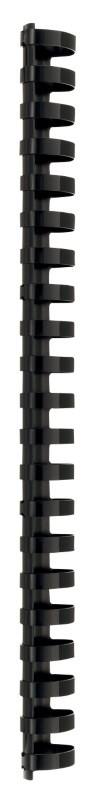 GBC Kunststoff Plastikbinderücken Schwarz 32 mm 280 Blatt DIN A4 50 Stück
