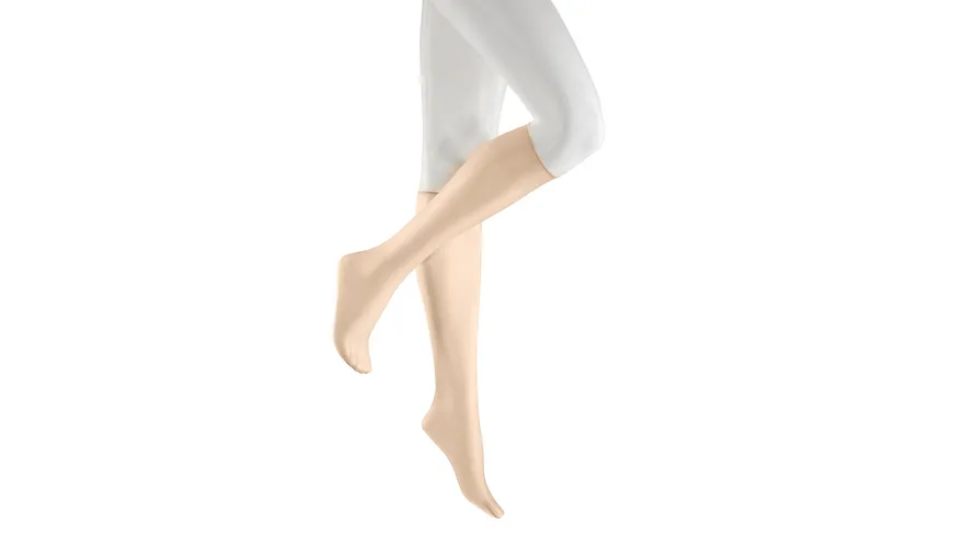 KUNERT Damen Kniestrümpfe Beauty 7 DEN cashmere