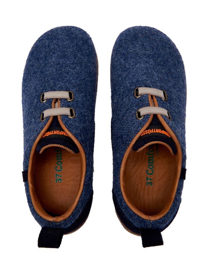 Comfortfusse Woll-Sneakers in Dunkelblau günstig kaufen