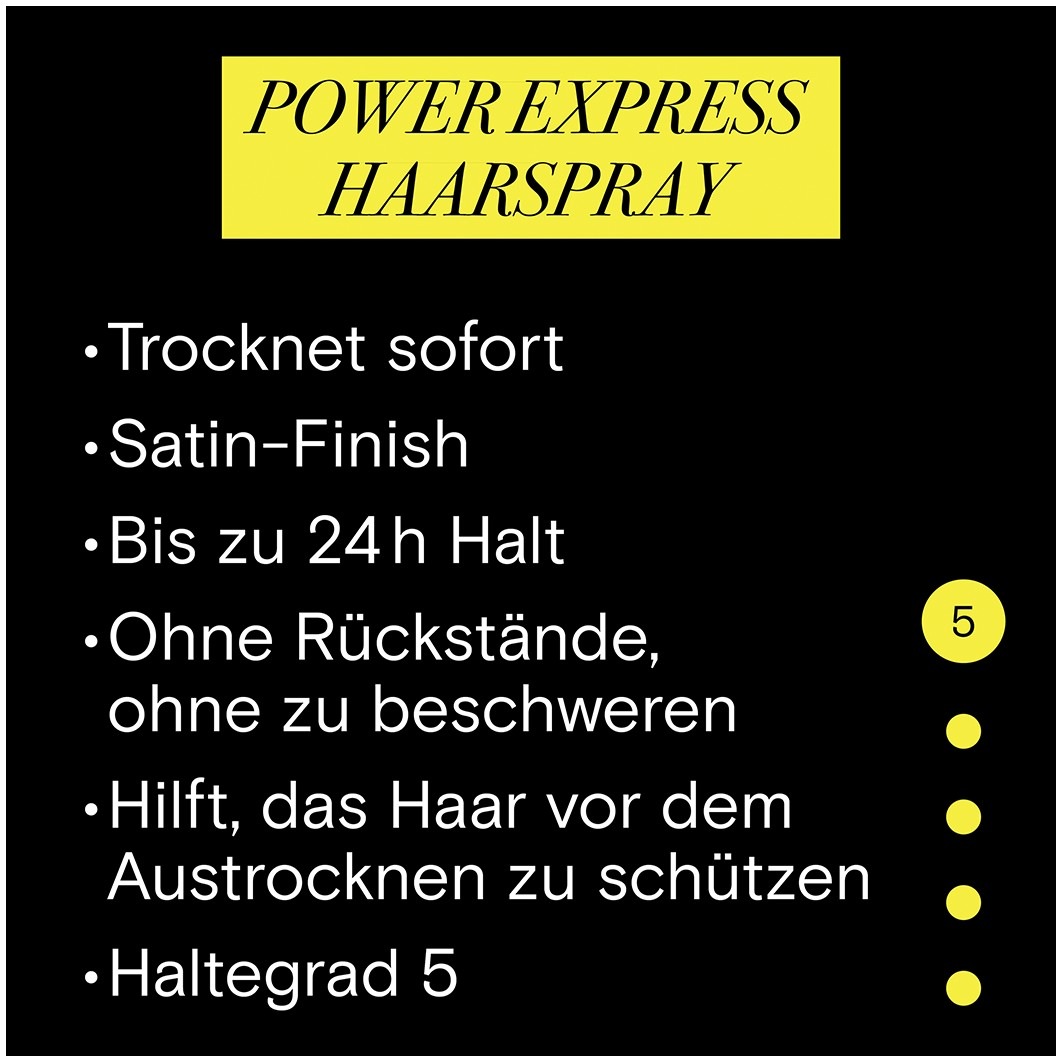 Power Express Trocknet sofort Halt 5