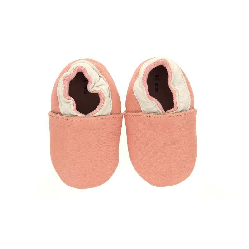 Chaussons cuir tannage vegetal Coddle Baby