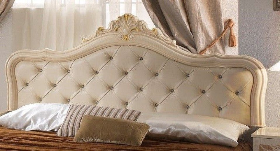 Interdesign24 Bettanlage Livia, (3-teilig, bestehend aus Bett inkl. Lattenrost und 2 x Nachtkommode), in Beige