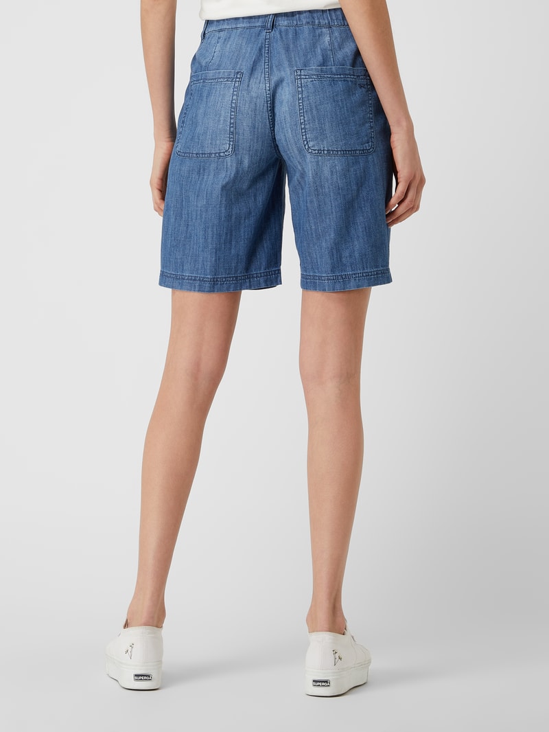 Jeansshorts aus Baumwolle Modell 'Maine' in hellblau