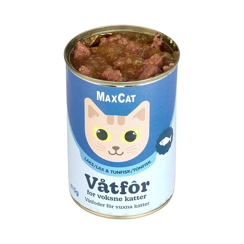 MaxCat Kattemat 415 g Laks/tunfisk i saus MaxCat