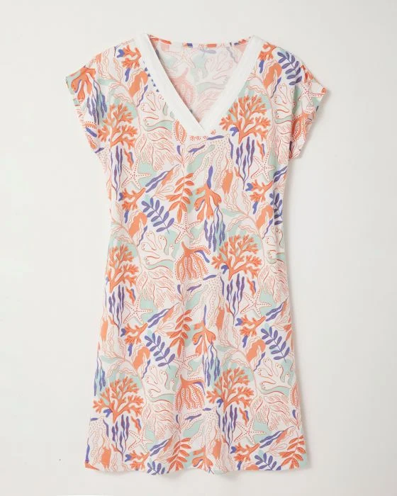 Chemise de nuit imprimée maille jersey recyclée* Climatyl
