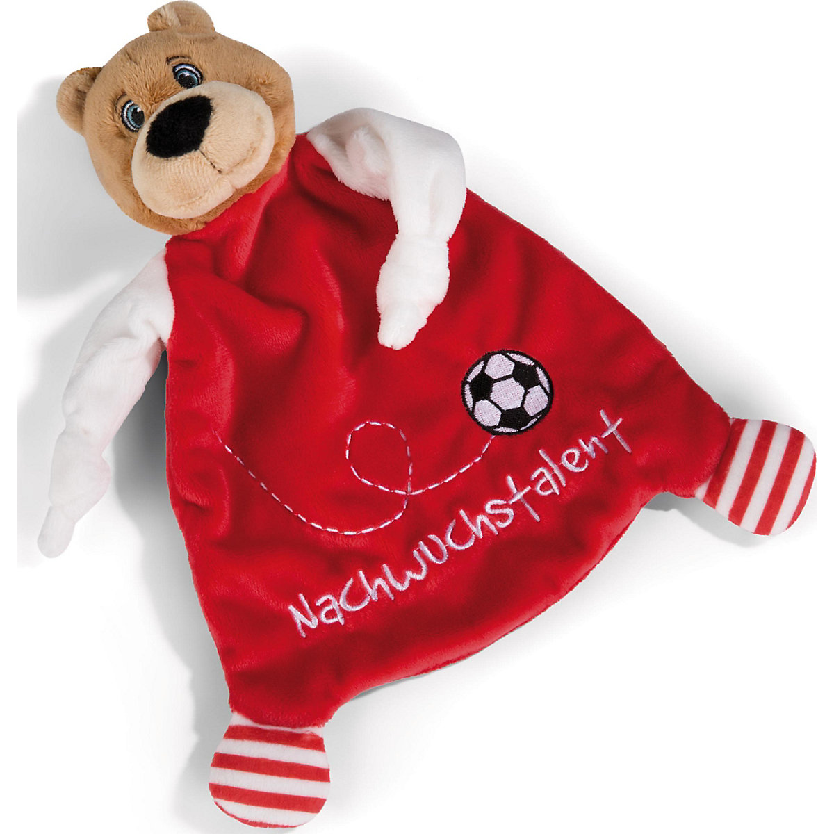 Schmusetuch FC BAYERN MÜNCHEN Bär Berni 25x25cm an