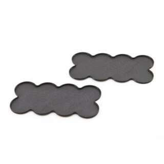Movement Tray - Flat Bases - 25mm 8s Bar - Black (2)
