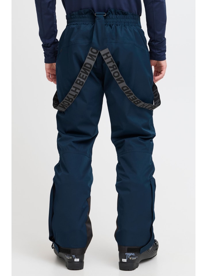 North Bend Skihose NBGilles M 173207MMM W-PRO 15.000 mit wasserdichter Beschichtung Skihose mit Träger in Blau günstig kaufen