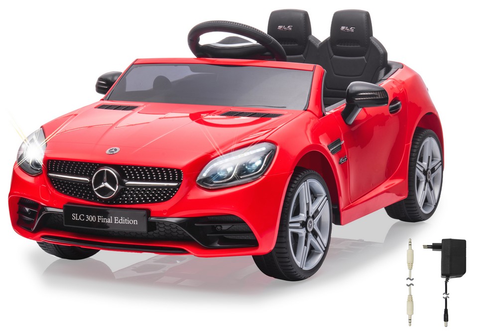 Jamara e.K. JAMARA-461801-Ride-on Mercedes-Benz SLC rot 12V