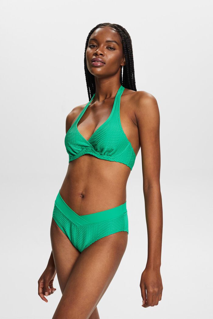 Recycelt: Strukturierte Bikinihose