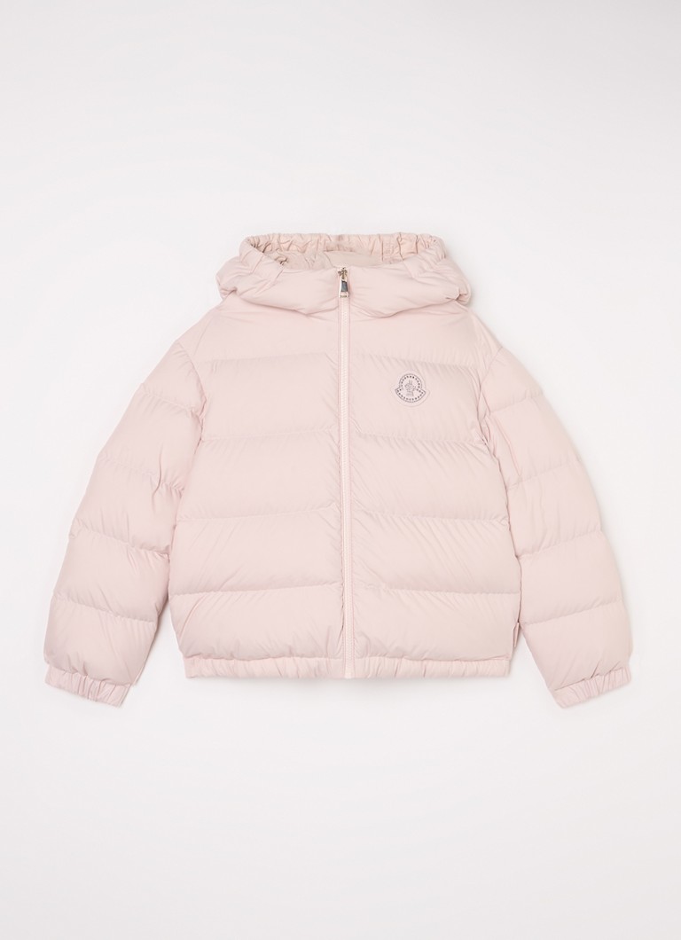 Piumino Moncler Claritia con logo