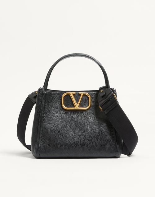 Bolsa Valentino Garavani Alltime de couro de bezerro granulado médio