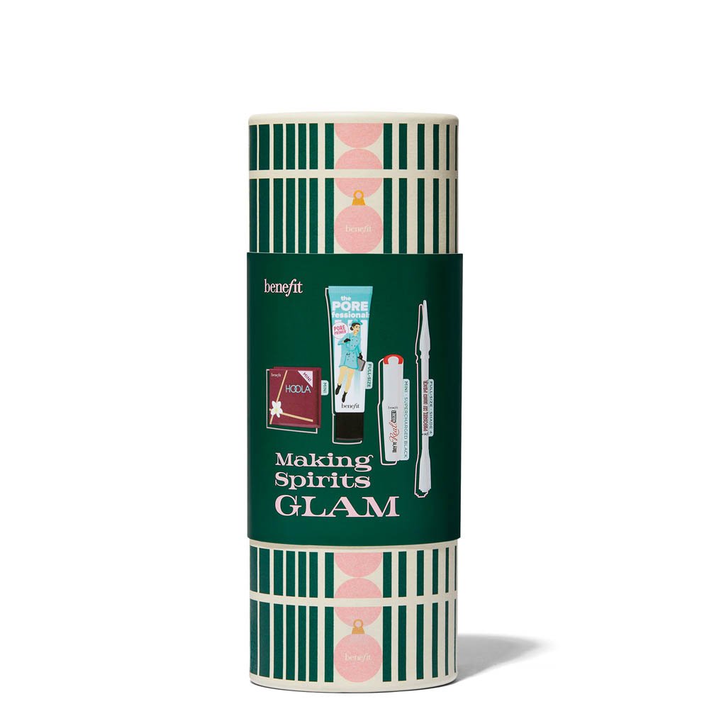 Benefit Sets & Geschenke Making Spirits Glam Make-up Set – Full-Size Primer & Augenbrauenstift, Mini Bronzer & verlängernde M