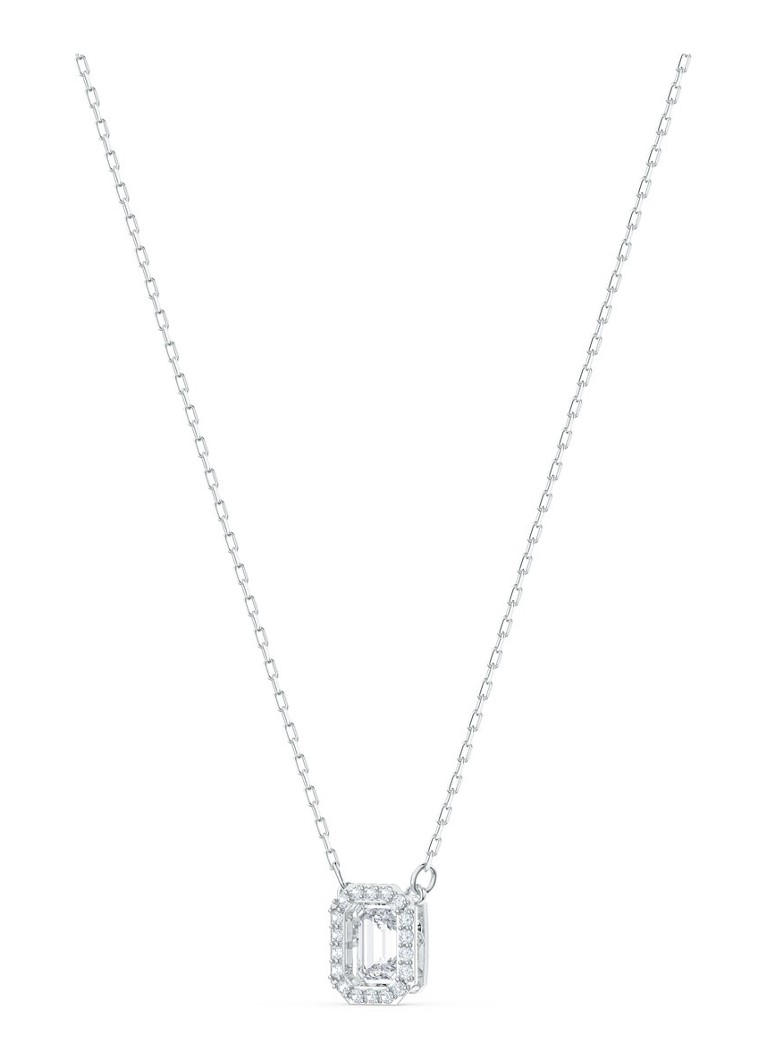 Collana Swarovski con pendente e cristallo