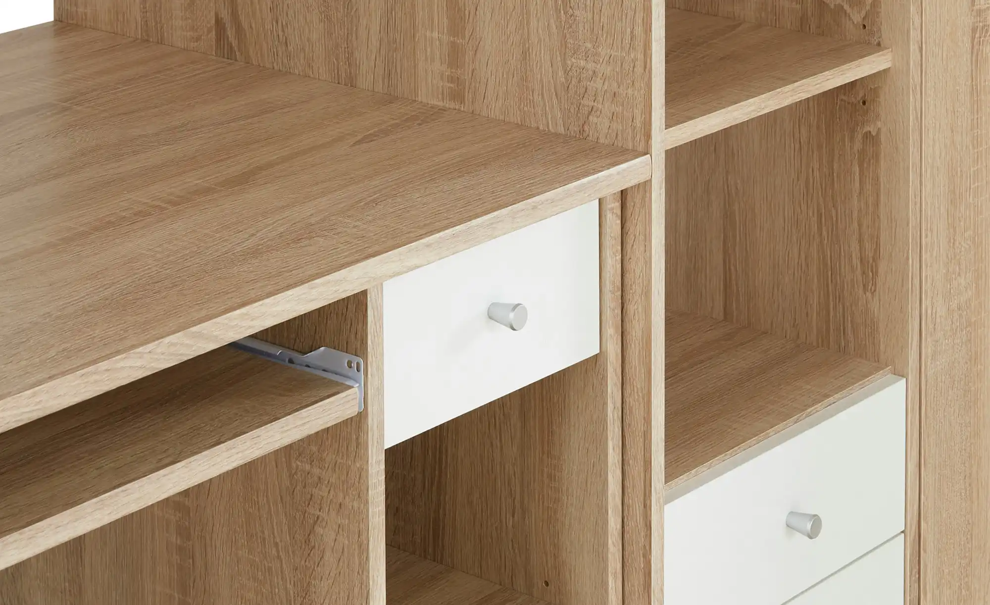 Hochbett mit Kleiderschrank und Schreibtisch