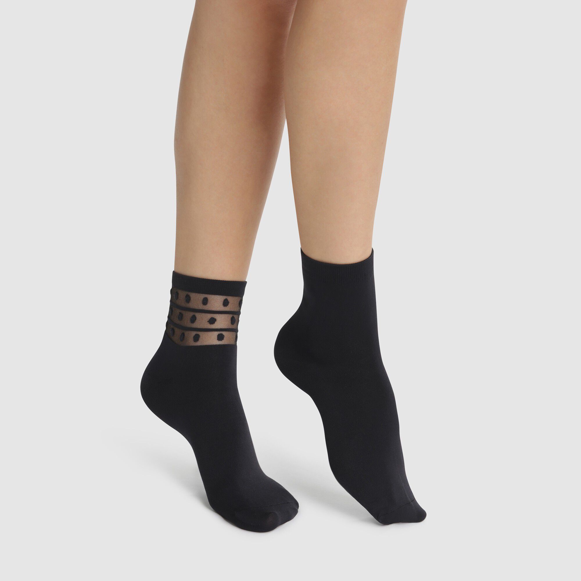 Chaussettes femme microfibre invisible seconde peau Skin