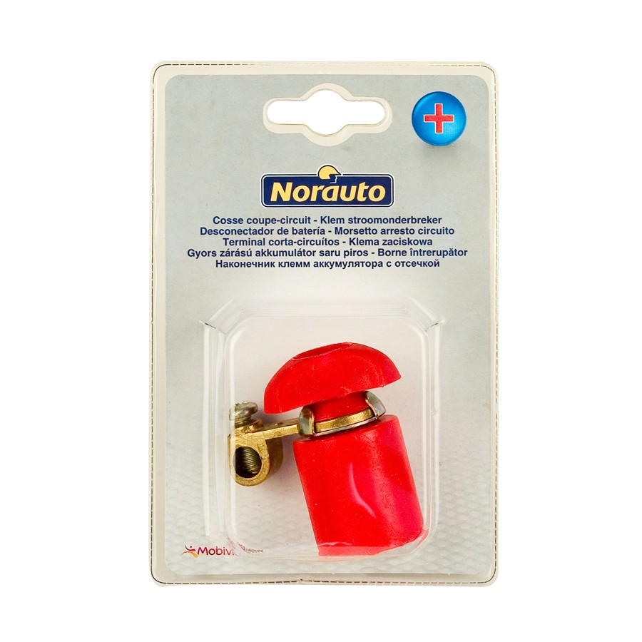 Batteriepolklemmen + für französische Fahrzeuge, von Norauto, rot - ATU