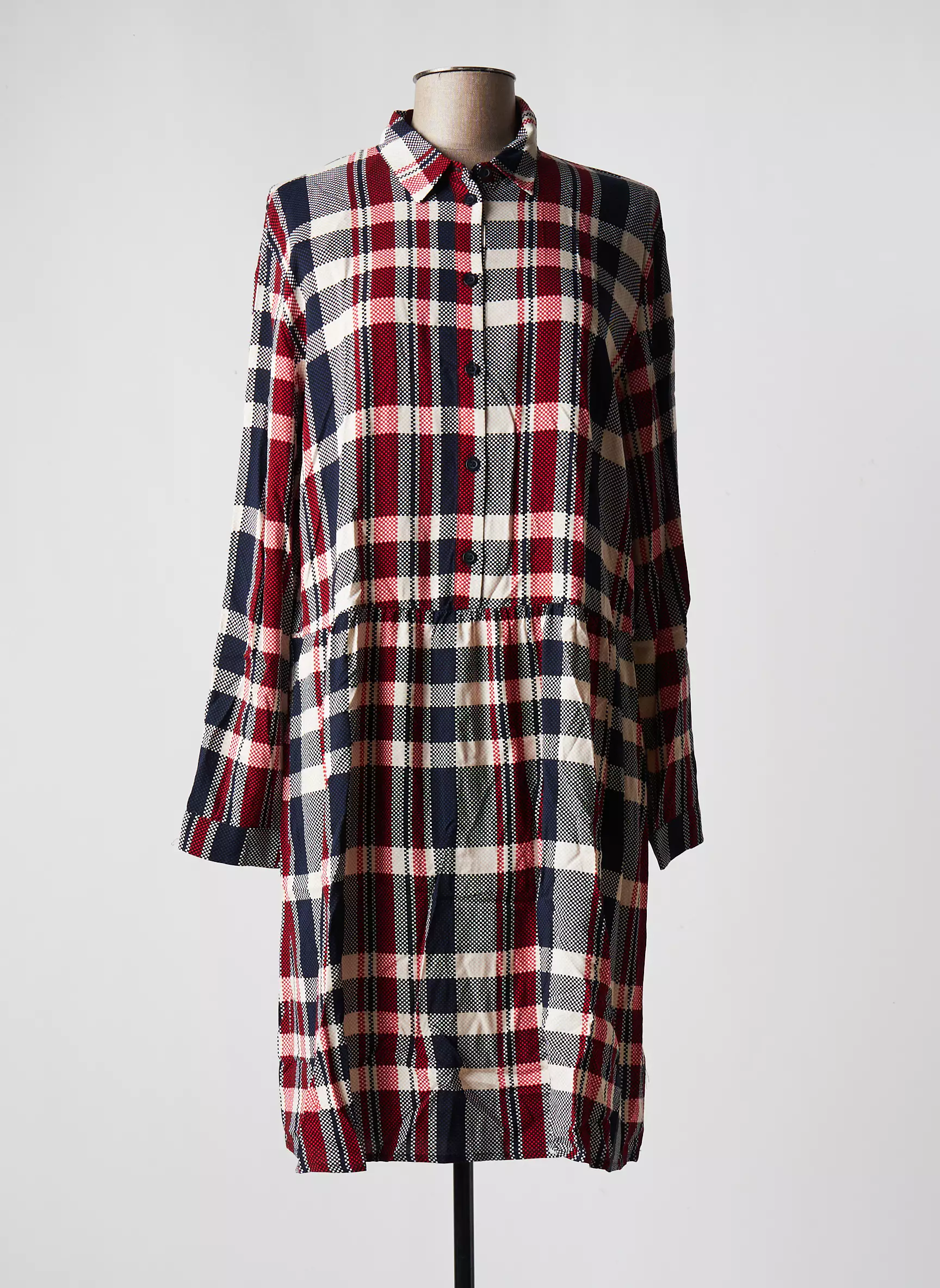 Esprit Robes Mi Longues Femme couleur bleu