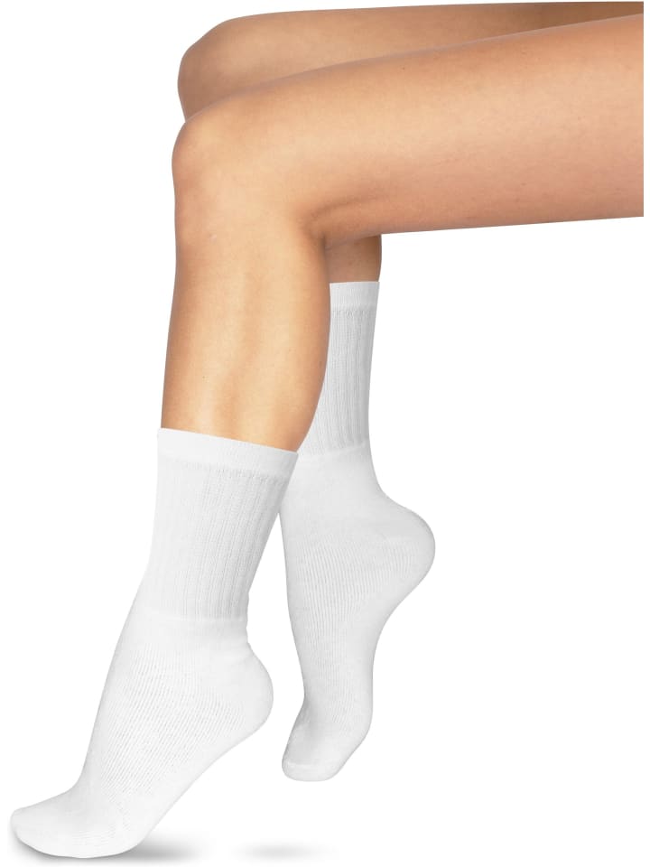 normani 20 Paar Tennis-Socken in Weiß günstig kaufen