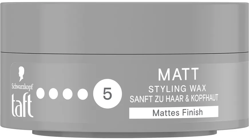 TAFT Matt Styling Wax 75ml Halt 5 Glanz 2 75 ml
